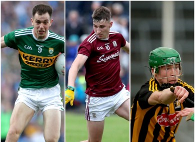 Kerry's Jack Barry, Galway's Matthew Tierney and Kilkenny's Martin Keoghan were all part of victories today.