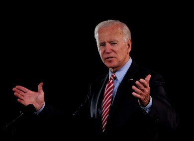Presidential candidate Joe Biden