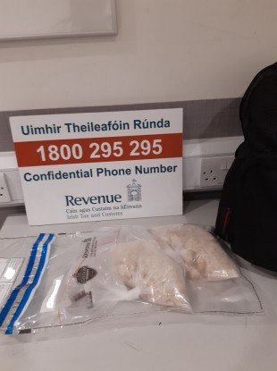 MDMA seized at Dublin Airport earlier this week.