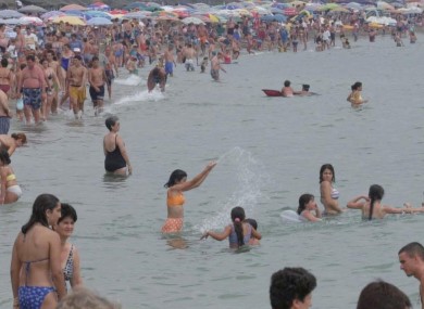 File photo. Holidaymakers in Fuengirola.