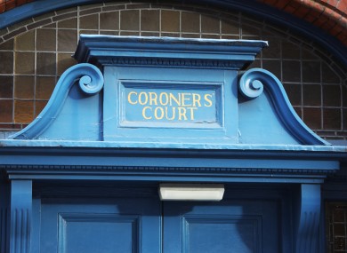 File image of a coroner's court.