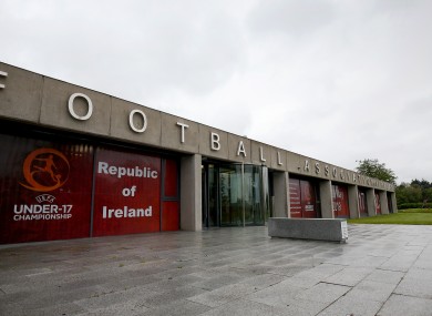 A view of FAI HQ in Abbotstown earlier this year (file pic).