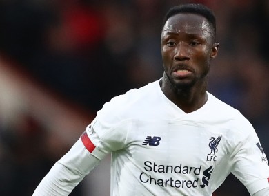 Liverpool midfielder Naby Keita.