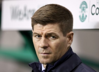 Rangers boss Steven Gerrard.