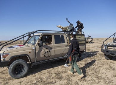 Paramilitary Popular Mobilization Forces and local tribal militias participate in the military operations of the Iraqi army.