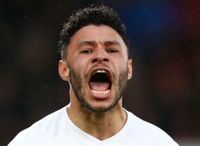 Liverpool midfielder Alex Oxlade-Chamberlain.