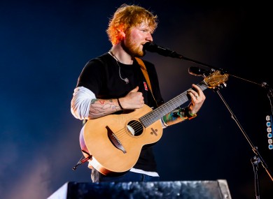 Ed Sheeran had two of the most streamed songs of this decade.