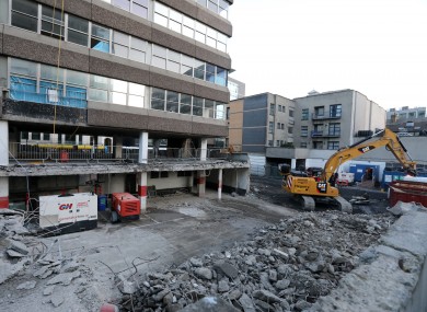 The site of the former Apollo House building