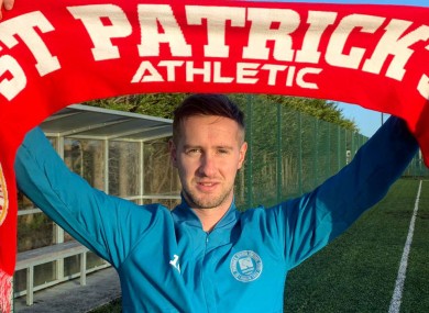 Billy King unveiled as a St Pat's player.