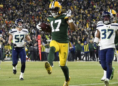 Green Bay Packers wide receiver Davante Adams.
