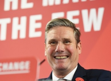 Keir Starmer has not yet declared as a candidate to succeed Jeremy Corbyn.