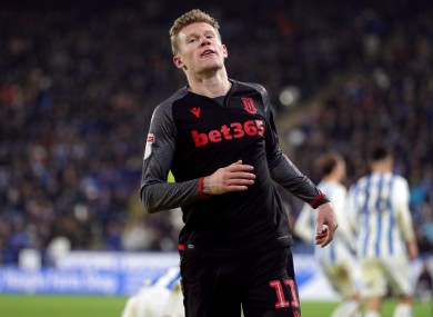 Stoke City's James McClean (file pic).
