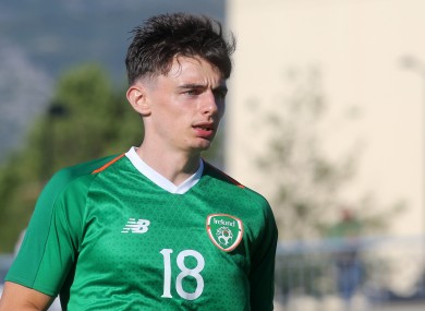 Simon Power playing for the Irish U21s at last year's Toulon tournament.