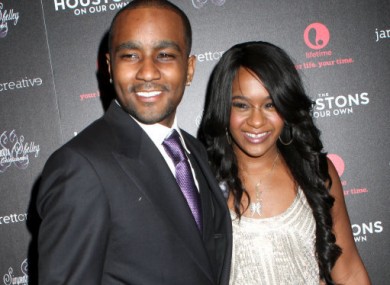 Nick Gordon and Bobbi Kristina Brown together in 2012.