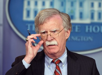 Former US National Security Adviser John Bolton.