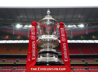 The FA Cup trophy (file pic).