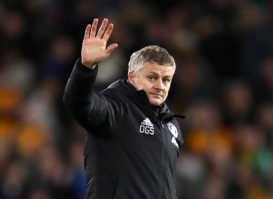 Manchester United manager Ole Gunnar Solskjaer.