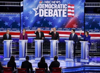 A debate amongst the candidates earlier this week.