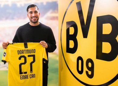 Emre Can has joined Borussia Dortmund.