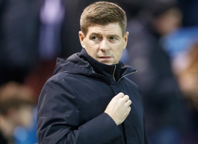 Rangers manager Steven Gerrard (file pic).