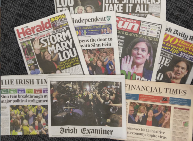 There's a common theme across the papers this morning...