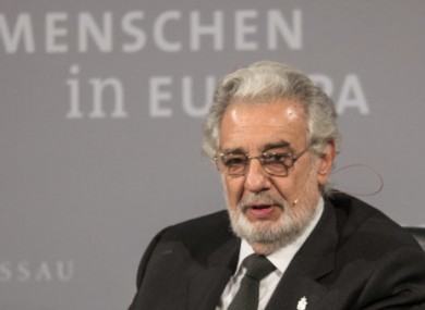 Placido Domingo said that he was