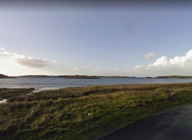 An area of coastline near where the remains were found.
