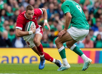 Liam Williams pictured in action against Ireland last August.