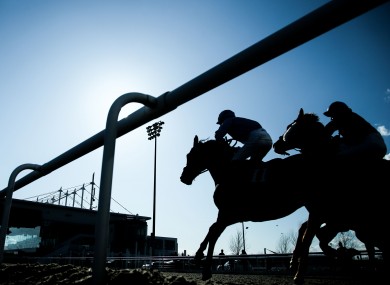 A view from Dundalk racecourse last Friday.
