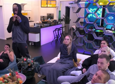 Residents in the German Big Brother household.