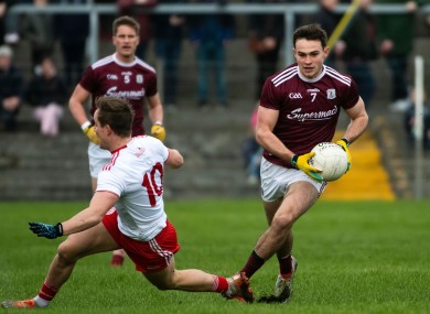 Cillian McDaid is one of two players introduced.