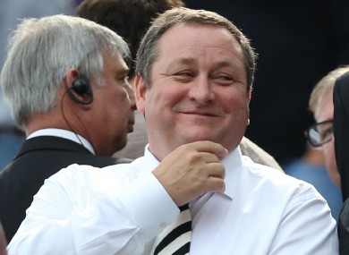 Mike Ashley (file pic).