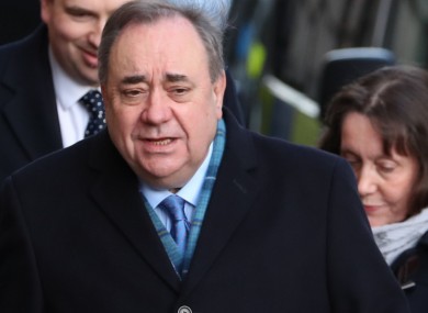 Former first minister of Scotland Alex Salmond.