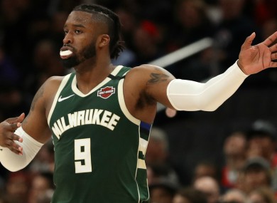 Wesley Matthews of the Milwaukee Bucks.