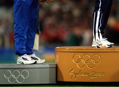 Olympic podium (file pic).