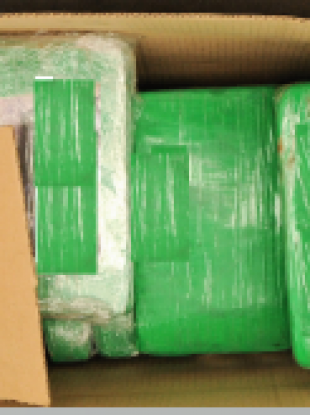 The seized cocaine.