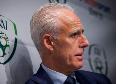 Mick McCarthy (file pic).