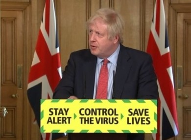 UK Prime Minister Boris Johnson.