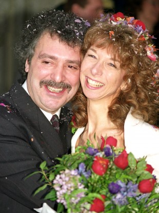 File photo from 1991 of actor Michael Angelis on his wedding day to his then-wife actress Helen Worth.