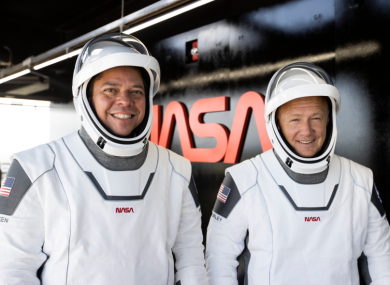 The capsule will be piloted by NASA astronauts Bob Behnken and Doug Hurley.