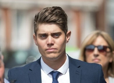 Alex Hepburn arriving in court last year.