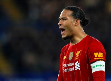 Liverpool's Virgil van Dijk.