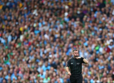 Top referee David Gough.