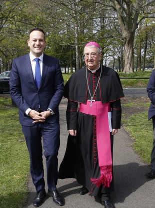 Archbishop Diarmuid Martin pictured here with Taoiseach Leo Varadkar.