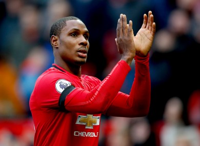 Odion Ighalo at Man United.