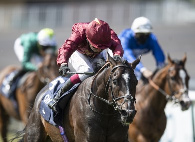 Kameko ridden by Oisin Murphy wins the Qipco 2000 Guineas.