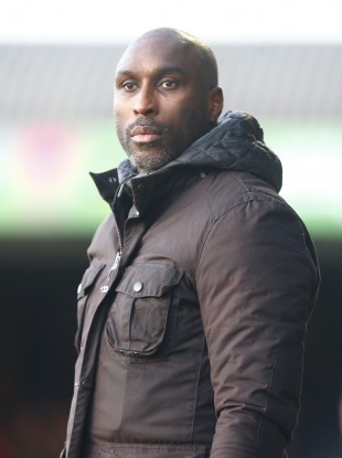 Sol Campbell at Southend United.
