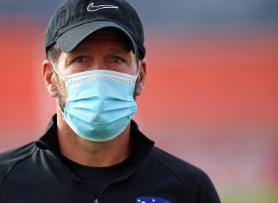 File photo of Diego Simeone.