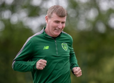Stephen Kenny will be up and running against Bulgaria in September.