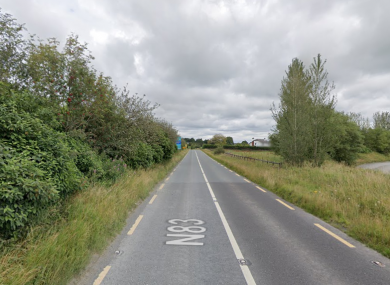 A section of the N83 near Ballhaunis.
